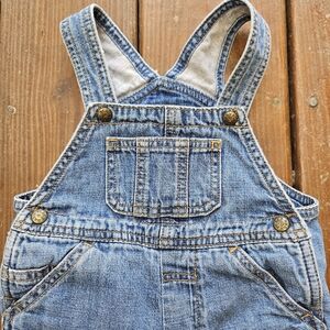 Vintage Children's Place Denim Overalls With Cotton Lining